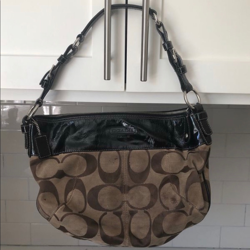 Authentic Coach C monogram “Laura” signature hobo - Picture 2 of 8
